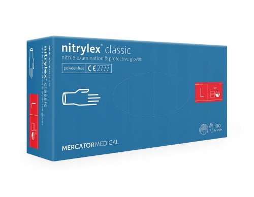 Rekawice nitryl NITRYLEX CLASSIC nieb 100 L